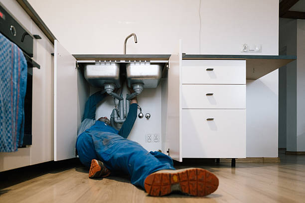 Professional Drain Cleaning technician working in Suffern, NY